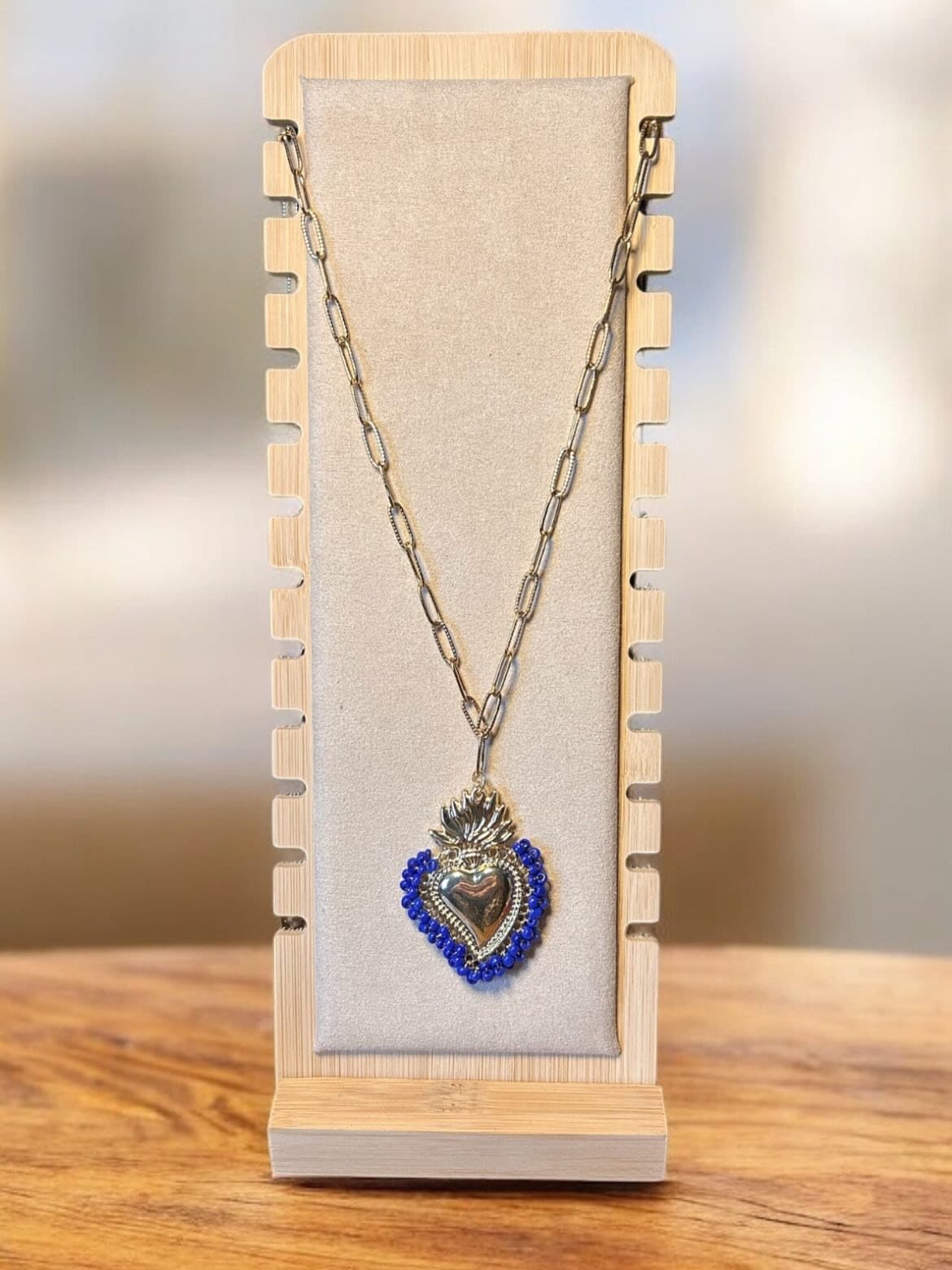 Collier Coeur Sacré Elaia Bijoux